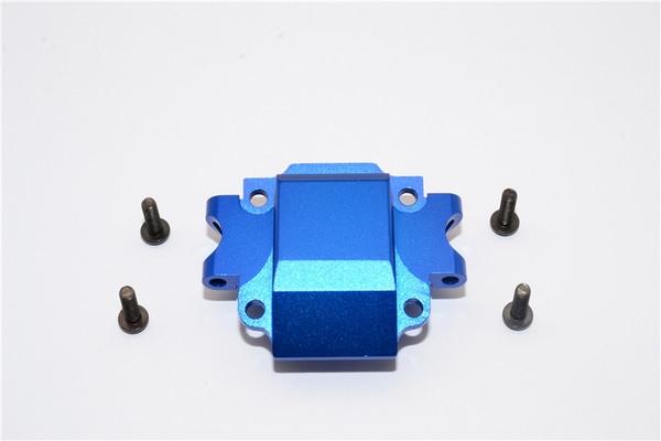 Tamiya TA01 / TA02 / M1025 HUMMER Aluminum Front Gear Box (Bottom) Part - 1Pc Set Blue