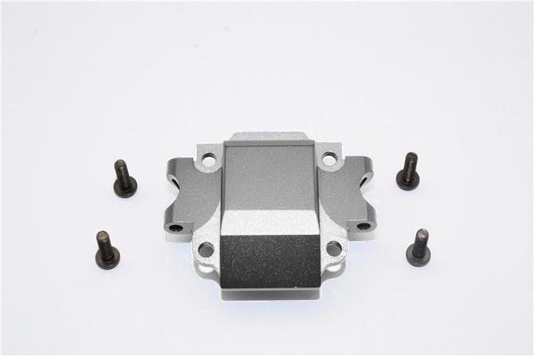 Tamiya TA01 / TA02 / M1025 HUMMER Aluminum Front Gear Box (Bottom) Part - 1Pc Set Gray Silver
