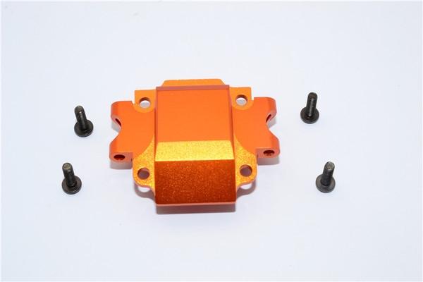 Tamiya TA01 / TA02 / M1025 HUMMER Aluminum Front Gear Box (Bottom) Part - 1Pc Set Orange