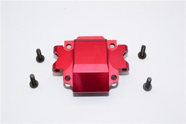 Tamiya TA01 / TA02 / M1025 HUMMER Aluminum Front Gear Box (Bottom) Part - 1Pc Set Red