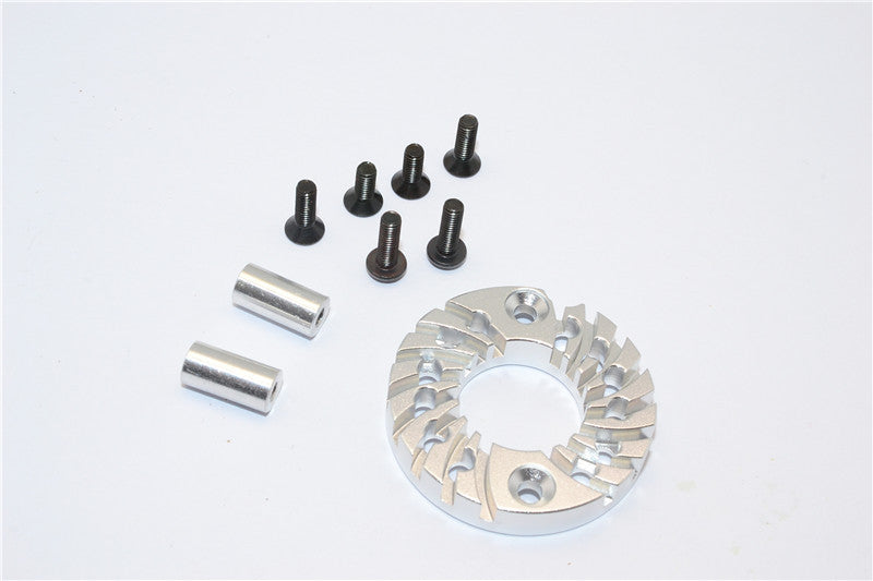 Tamiya TA02 Aluminum Motor Mount For 16T, 21T Standard - Silver