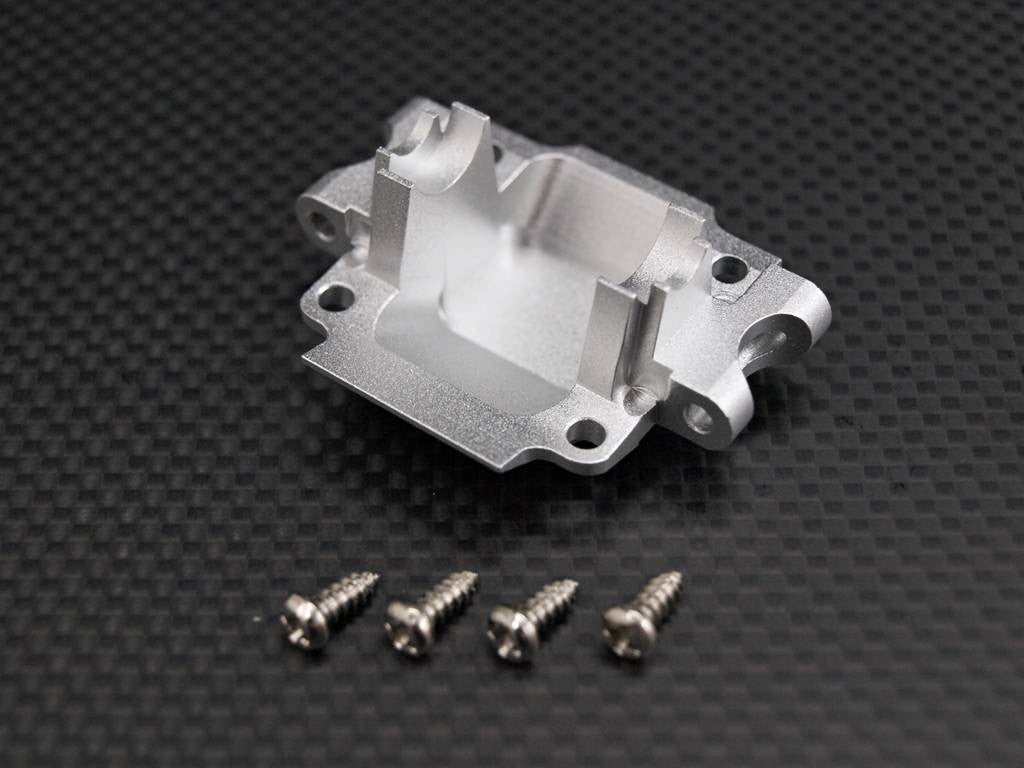 Tamiya TA02 Aluminum Front Gear Box (Bottom) Part Silver
