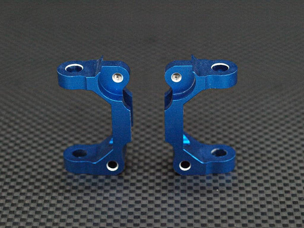 Tamiya TA02 Aluminum Rear Camber Bar Set With Collar Screws - 1Pr Blue