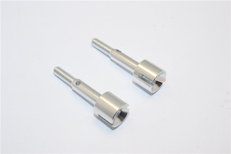 Tamiya TA02 Aluminum Front/Rear Wheel Shaft - Silver
