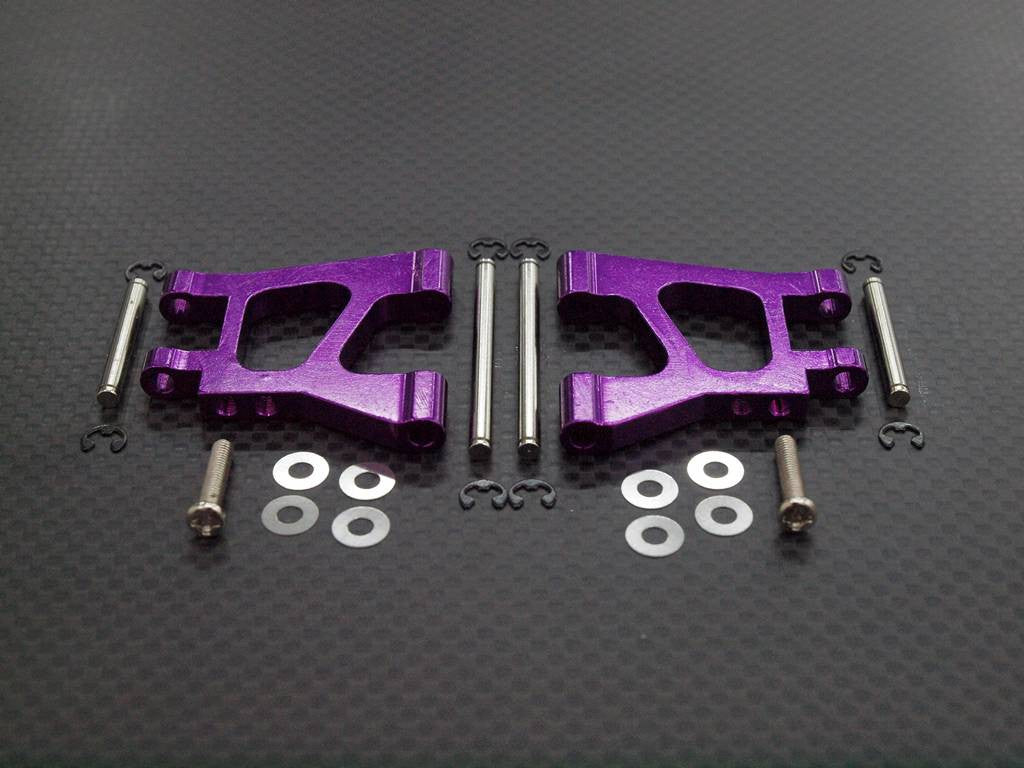 Tamiya TA02 Aluminum Front Arm Set - 1Pr Purple