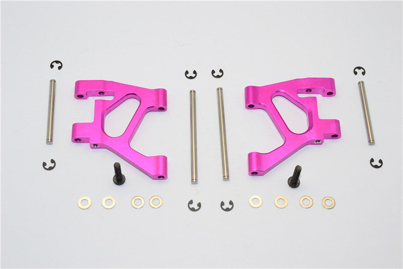 Tamiya TA02 Aluminum Rear Lower Arm Set - 1Pr Pink