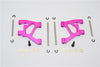 Tamiya TA02 Aluminum Rear Lower Arm Set - 1Pr Pink