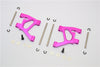 Tamiya TA02 Aluminum Rear Lower Arm Set - 1Pr Pink
