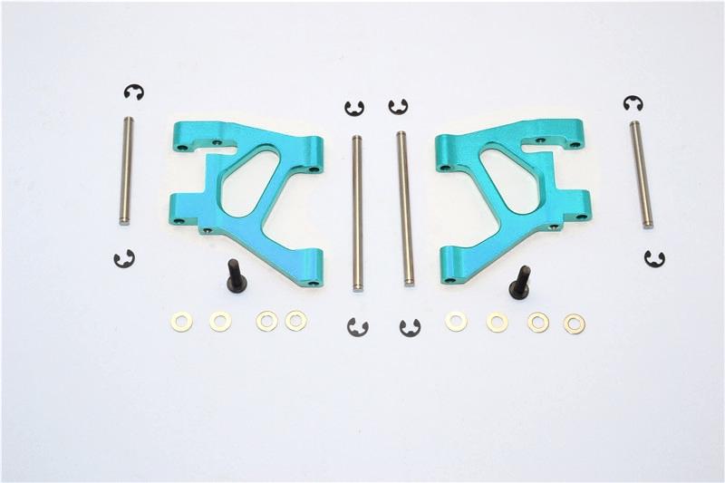 Tamiya TA02 Aluminum Rear Lower Arm Set - 1Pr Sky Blue