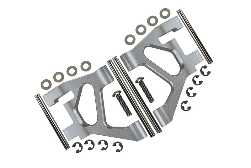Tamiya TA02 Aluminum Rear Lower Arm Set - 1Pr Silver
