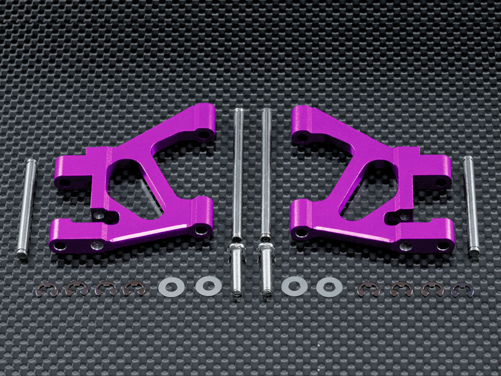 Tamiya TA02 Aluminum Rear Lower Arm Set - 1Pr Purple
