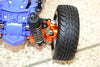 Tamiya TA02T Aluminum Front C-Hub - 1Pr Set Silver