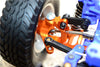 Tamiya TA02T Aluminum Front C-Hub - 1Pr Set Silver