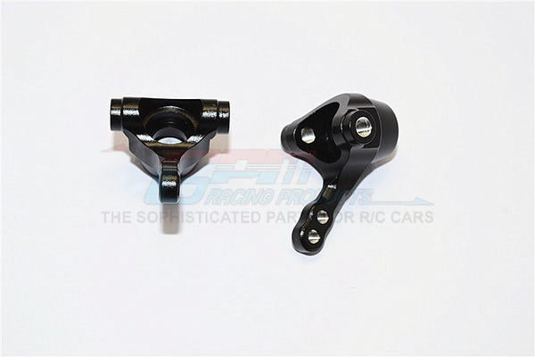 Tamiya TA02T Aluminum Front Knuckle Arm - 1Pr Black