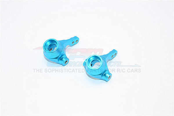 Tamiya TA02T Aluminum Front Knuckle Arm - 1Pr Sky Blue