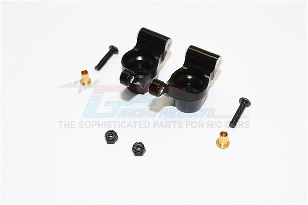 Tamiya TA02T Aluminum Rear Knuckle Arm - 1Pr Set Black