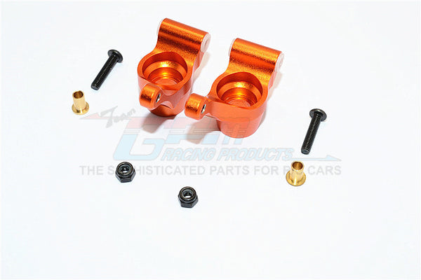 Tamiya TA02T Aluminum Rear Knuckle Arm - 1Pr Set Orange