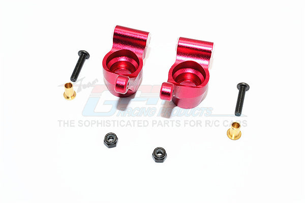 Tamiya TA02T Aluminum Rear Knuckle Arm - 1Pr Set Red