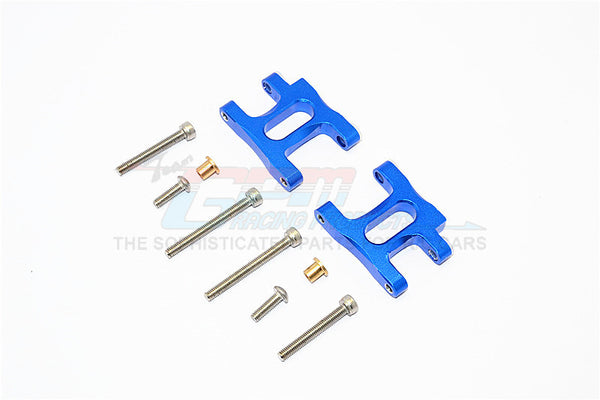 Tamiya TA02T Aluminum Front Suspension Arm - 1Pr Set Blue