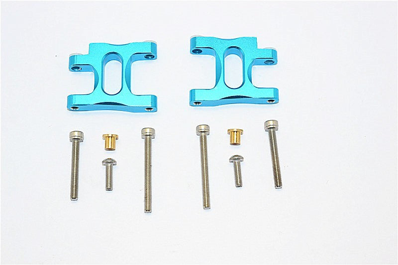 Tamiya TA02T Aluminum Front Suspension Arm - 1Pr Set Sky Blue