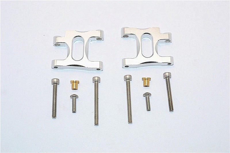 Tamiya TA02T Aluminum Front Suspension Arm - 1Pr Set Silver
