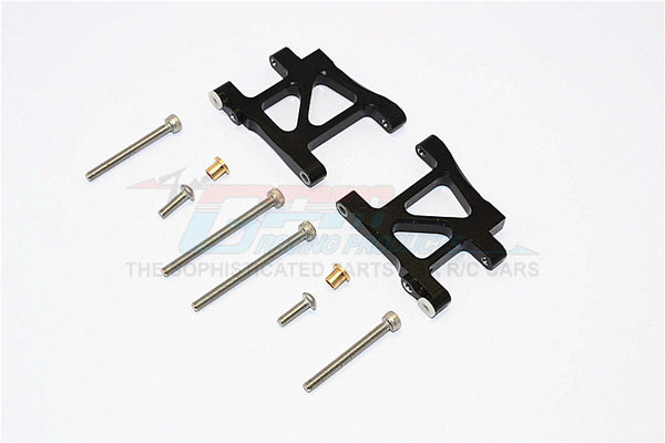 Tamiya TA02T Aluminum Rear Suspension Arm - 1Pr Set Black