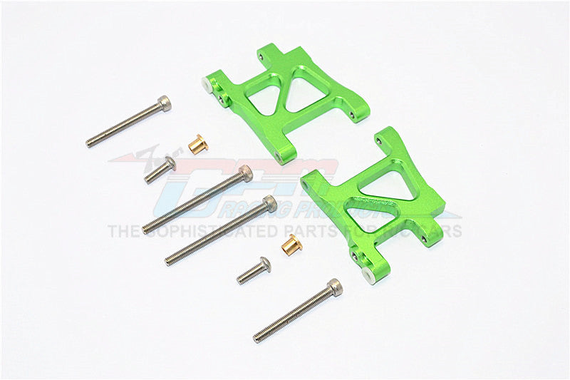 Tamiya TA02T Aluminum Rear Suspension Arm - 1Pr Set Green