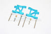 Tamiya TA02T Aluminum Rear Suspension Arm - 1Pr Set Sky Blue