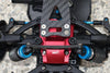 Aluminum Front Or Rear Gear Box Cover For Tamiya 1/10 4WD TA08 PRO 58693 - 9Pc Set Orange
