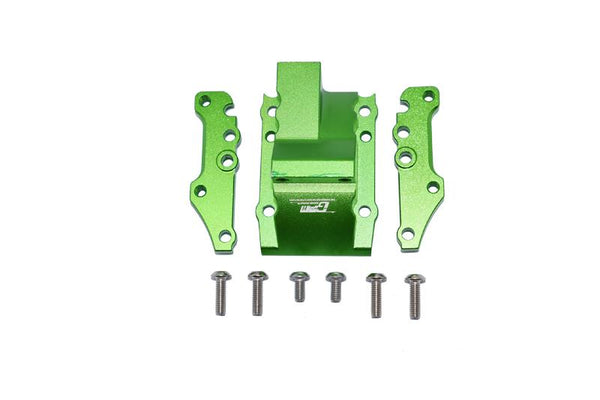Aluminum Front Or Rear Gear Box Cover For Tamiya 1/10 4WD TA08 PRO 58693 - 9Pc Set Green
