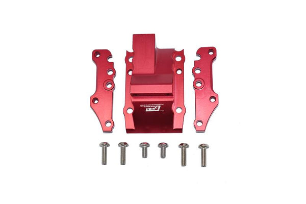 Aluminum Front Or Rear Gear Box Cover For Tamiya 1/10 4WD TA08 PRO 58693 - 9Pc Set Red