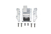 Aluminum Front Or Rear Gear Box Cover For Tamiya 1/10 4WD TA08 PRO 58693 - 9Pc Set Silver