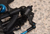 Harden Steel #45 Front Or Rear CVD Drive Shaft For Tamiya 1/10 4WD TA08 PRO 58693 - 2Pc Set Black