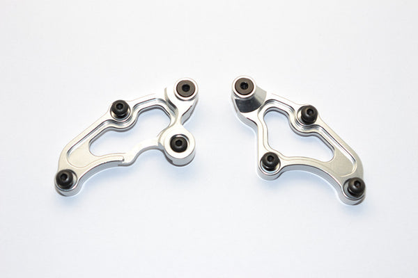Tamiya TB04 Aluminum Rear Gear Box Upper Plate - 1 Set Silver