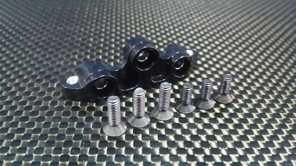 Tamiya TB04 Aluminum Rear Shock Tower Mount - 1 Pc Black