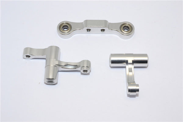 Tamiya TB04 Aluminum Steering Assembly - 1 Set Silver