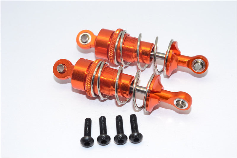 Tamiya TB04 Aluminum Front/Rear Adjustable Spring Damper - 1 Pr Orange