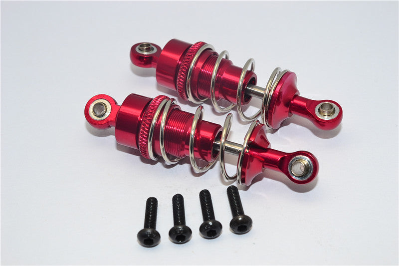 Tamiya TB04 Aluminum Front/Rear Adjustable Spring Damper - 1 Pr Red