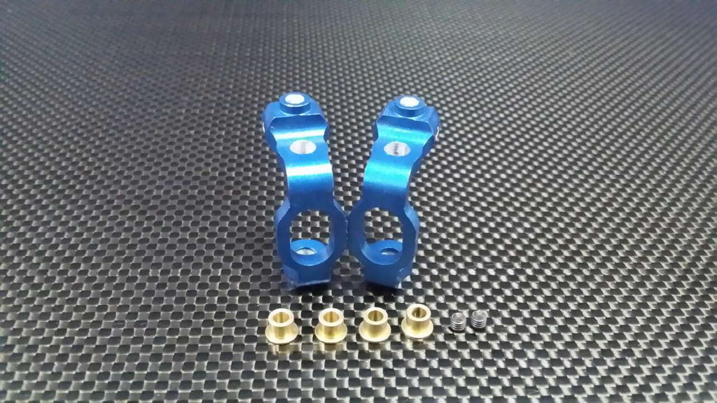 Team Associated TC3 Aluminum Front Bushing C-Hub Set - 1Pr Blue