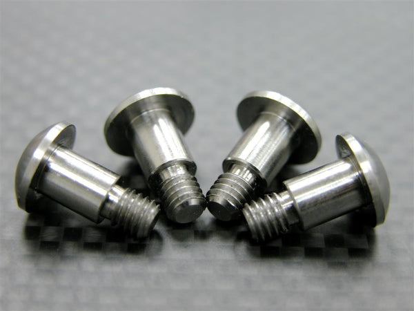 Tamiya DF-02 Titanium King Pin Screws - 4 Pcs Set