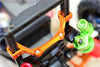Traxxas Telluride 4X4 Aluminum Front/Rear Body Post Mount - 1Pc Set Orange