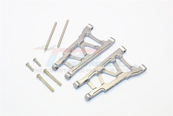 Traxxas Telluride 4X4 / Deegan 38 Fiesta ST Rally Aluminum Front/Rear Suspension Arm - 1Pr Set Gray Silver