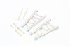Traxxas Telluride 4X4 / Deegan 38 Fiesta ST Rally Aluminum Front/Rear Suspension Arm - 1Pr Set Silver