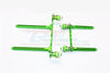 Traxxas Telluride 4X4 Aluminum Front & Rear Body Post Mount With Magnet Post - 1 Set Green