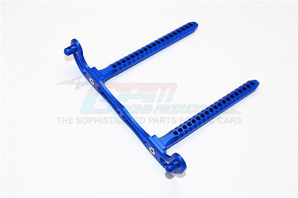 Traxxas Telluride 4X4 / Deegan 38 Fiesta ST Rally Aluminum Rear Body Post Mount - 1Pc Blue