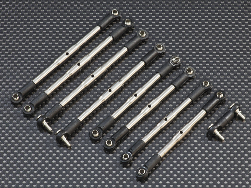 Traxxas 1/16 Mini E-Revo Titanium Completed Tie Rod - 9 Pcs Set