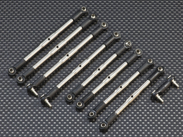 Traxxas 1/16 Mini E-Revo Titanium Completed Tie Rod - 9 Pcs Set
