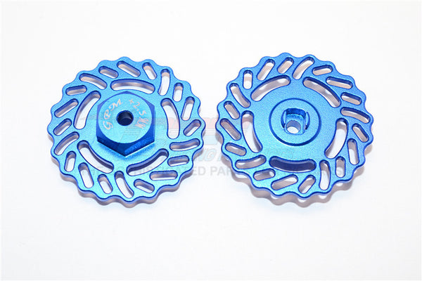 Traxxas LaTrax Teton & LaTrax SST Aluminum Brake Disk +2.5mm Thick - 2Pcs Set Blue