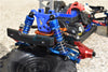 Traxxas LaTrax Teton Aluminum Front Or Rear Spring Dampers 59mm - 1 Pair Set Blue