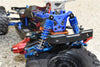 Traxxas LaTrax Teton Aluminum Front Or Rear Spring Dampers 59mm - 1 Pair Set Blue